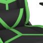 vidaXL Gaming-Stuhl mit Massagefunktion Schwarz und Grün Kunstleder vidaXL Gaming-Stuhl mit Massagefunktion Schwarz und Grün Kunstleder