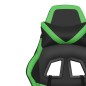 vidaXL Gaming-Stuhl mit Massagefunktion Schwarz und Grün Kunstleder vidaXL Gaming-Stuhl mit Massagefunktion Schwarz und Grün Kunstleder