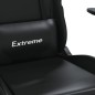 vidaXL Gaming-Stuhl mit Massagefunktion Schwarz Kunstleder vidaXL Gaming-Stuhl mit Massagefunktion Schwarz Kunstleder
