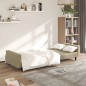 vidaXL Schlafsofa 2-Sitzer Cappuccino-Braun Kunstleder vidaXL Schlafsofa 2-Sitzer Cappuccino-Braun Kunstleder