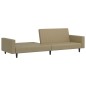 vidaXL Schlafsofa 2-Sitzer Cappuccino-Braun Kunstleder vidaXL Schlafsofa 2-Sitzer Cappuccino-Braun Kunstleder