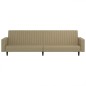 vidaXL Schlafsofa 2-Sitzer Cappuccino-Braun Kunstleder vidaXL Schlafsofa 2-Sitzer Cappuccino-Braun Kunstleder