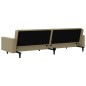 vidaXL Schlafsofa 2-Sitzer Cappuccino-Braun Kunstleder vidaXL Schlafsofa 2-Sitzer Cappuccino-Braun Kunstleder