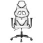 vidaXL Gaming-Stuhl mit Massagefunktion Weiß und Schwarz Kunstleder vidaXL Gaming-Stuhl mit Massagefunktion Weiß und Schwarz Kunstleder