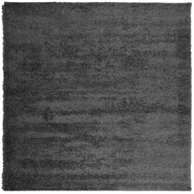 vidaXL Teppich Shaggy Hochflor Modern Anthrazit 240x240 cm