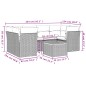 vidaXL 7-tlg. Garten-Sofagarnitur mit Kissen Beige Poly Rattan vidaXL 7-tlg. Garten-Sofagarnitur mit Kissen Beige Poly Rattan