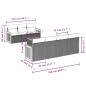 vidaXL 8-tlg. Garten-Sofagarnitur mit Kissen Beige Poly Rattan vidaXL 8-tlg. Garten-Sofagarnitur mit Kissen Beige Poly Rattan