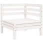 vidaXL Gartensofa 3-Sitzer Weiß Massivholz Kiefer vidaXL Gartensofa 3-Sitzer Weiß Massivholz Kiefer