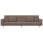 vidaXL Schlafsofa 2-Sitzer mit 2 Kissen Taupe Stoff vidaXL Schlafsofa 2-Sitzer mit 2 Kissen Taupe Stoff