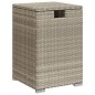vidaXL Propan-Tank-Verstecktisch Hellgrau 40x40x60 cm Poly Rattan vidaXL Propan-Tank-Verstecktisch Hellgrau 40x40x60 cm Poly Rattan