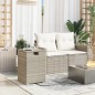 vidaXL Propan-Tank-Verstecktisch Hellgrau 40x40x60 cm Poly Rattan vidaXL Propan-Tank-Verstecktisch Hellgrau 40x40x60 cm Poly Rattan