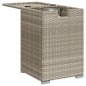 vidaXL Propan-Tank-Verstecktisch Hellgrau 40x40x60 cm Poly Rattan vidaXL Propan-Tank-Verstecktisch Hellgrau 40x40x60 cm Poly Rattan