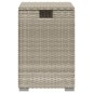 vidaXL Propan-Tank-Verstecktisch Hellgrau 40x40x60 cm Poly Rattan vidaXL Propan-Tank-Verstecktisch Hellgrau 40x40x60 cm Poly Rattan