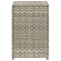 vidaXL Propan-Tank-Verstecktisch Hellgrau 40x40x60 cm Poly Rattan vidaXL Propan-Tank-Verstecktisch Hellgrau 40x40x60 cm Poly Rattan
