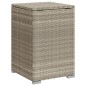 vidaXL Propan-Tank-Verstecktisch Hellgrau 40x40x60 cm Poly Rattan vidaXL Propan-Tank-Verstecktisch Hellgrau 40x40x60 cm Poly Rattan