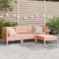 vidaXL Gartensofa 3-Sitzer mit Hocker Massivholz Douglasie vidaXL Gartensofa 3-Sitzer mit Hocker Massivholz Douglasie