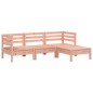 vidaXL Gartensofa 3-Sitzer mit Hocker Massivholz Douglasie vidaXL Gartensofa 3-Sitzer mit Hocker Massivholz Douglasie