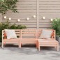 vidaXL Gartensofa 3-Sitzer mit Hocker Massivholz Douglasie vidaXL Gartensofa 3-Sitzer mit Hocker Massivholz Douglasie