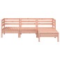 vidaXL Gartensofa 3-Sitzer mit Hocker Massivholz Douglasie vidaXL Gartensofa 3-Sitzer mit Hocker Massivholz Douglasie
