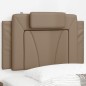 vidaXL Kopfteil-Kissen Cappuccino-Braun 80 cm Kunstleder