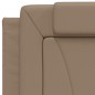 vidaXL Kopfteil-Kissen Cappuccino-Braun 80 cm Kunstleder