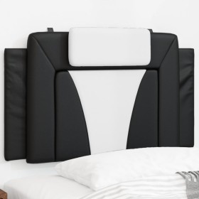 vidaXL Kopfteil-Kissen Schwarz und Weiß 90 cm Kunstleder