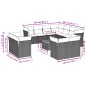vidaXL 12-tlg. Garten-Sofagarnitur mit Kissen Beige Poly Rattan vidaXL 12-tlg. Garten-Sofagarnitur mit Kissen Beige Poly Rattan