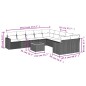 vidaXL 11-tlg. Garten-Sofagarnitur mit Kissen Beige Poly Rattan vidaXL 11-tlg. Garten-Sofagarnitur mit Kissen Beige Poly Rattan