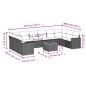 vidaXL 11-tlg. Garten-Sofagarnitur mit Kissen Schwarz Poly Rattan vidaXL 11-tlg. Garten-Sofagarnitur mit Kissen Schwarz Poly Rattan