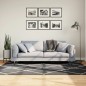 vidaXL Teppich Shaggy Hochflor Modern Schwarz und Creme 140x200 cm vidaXL Teppich Shaggy Hochflor Modern Schwarz und Creme 140x200 cm