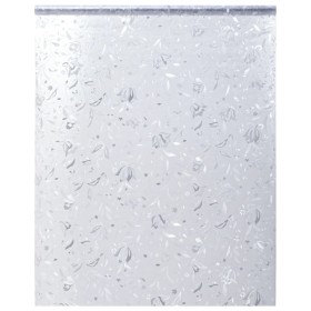 vidaXL Fensterfolie Matt Blumen-Muster 90x500 cm PVC