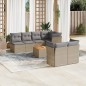 vidaXL 8-tlg. Garten-Sofagarnitur mit Kissen Beige Poly Rattan vidaXL 8-tlg. Garten-Sofagarnitur mit Kissen Beige Poly Rattan