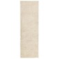 vidaXL Teppich Shaggy Hochflor Modern Golden 80x250 cm vidaXL Teppich Shaggy Hochflor Modern Golden 80x250 cm