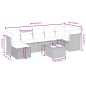 vidaXL 8-tlg. Garten-Sofagarnitur mit Kissen Schwarz Poly Rattan vidaXL 8-tlg. Garten-Sofagarnitur mit Kissen Schwarz Poly Rattan