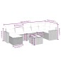 vidaXL 8-tlg. Garten-Sofagarnitur mit Kissen Schwarz Poly Rattan vidaXL 8-tlg. Garten-Sofagarnitur mit Kissen Schwarz Poly Rattan