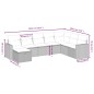 vidaXL 8-tlg. Garten-Sofagarnitur mit Kissen Beige Poly Rattan vidaXL 8-tlg. Garten-Sofagarnitur mit Kissen Beige Poly Rattan