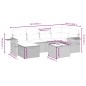 vidaXL 7-tlg. Garten-Sofagarnitur mit Kissen Schwarz Poly Rattan vidaXL 7-tlg. Garten-Sofagarnitur mit Kissen Schwarz Poly Rattan