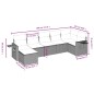 vidaXL 7-tlg. Garten-Sofagarnitur mit Kissen Beige Poly Rattan vidaXL 7-tlg. Garten-Sofagarnitur mit Kissen Beige Poly Rattan