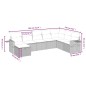 vidaXL 8-tlg. Garten-Sofagarnitur mit Kissen Beige Poly Rattan vidaXL 8-tlg. Garten-Sofagarnitur mit Kissen Beige Poly Rattan