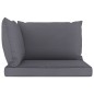 5-tlg. Garten-Lounge-Set mit Anthrazit Kissen 5-tlg. Garten-Lounge-Set mit Anthrazit Kissen