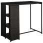 vidaXL 5-tlg. Gartenbar-Set mit Kissen Poly Rattan Schwarz vidaXL 5-tlg. Gartenbar-Set mit Kissen Poly Rattan Schwarz