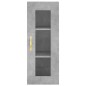 Highboard Betongrau 34,5x34x180 cm Holzwerkstoff Highboard Betongrau 34,5x34x180 cm Holzwerkstoff