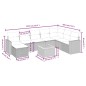 vidaXL 9-tlg. Garten-Sofagarnitur mit Kissen Beige Poly Rattan vidaXL 9-tlg. Garten-Sofagarnitur mit Kissen Beige Poly Rattan