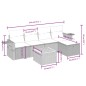 vidaXL 6-tlg. Garten-Sofagarnitur mit Kissen Beige Poly Rattan vidaXL 6-tlg. Garten-Sofagarnitur mit Kissen Beige Poly Rattan