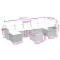 vidaXL 8-tlg. Garten-Sofagarnitur mit Kissen Beige Poly Rattan vidaXL 8-tlg. Garten-Sofagarnitur mit Kissen Beige Poly Rattan