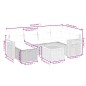 vidaXL 7-tlg. Garten-Sofagarnitur mit Kissen Beige Poly Rattan vidaXL 7-tlg. Garten-Sofagarnitur mit Kissen Beige Poly Rattan