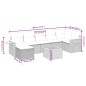 vidaXL 8-tlg. Garten-Sofagarnitur mit Kissen Beige Poly Rattan vidaXL 8-tlg. Garten-Sofagarnitur mit Kissen Beige Poly Rattan