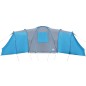 vidaXL Campingzelt 12 Personen Blau 840x720x200 cm 185T Taft vidaXL Campingzelt 12 Personen Blau 840x720x200 cm 185T Taft