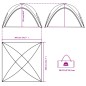 vidaXL Partyzelt Blau 360x360x219 cm 190T Taft vidaXL Partyzelt Blau 360x360x219 cm 190T Taft