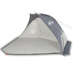 vidaXL Strandzelt Grau 268x223x125 cm 185T Taft